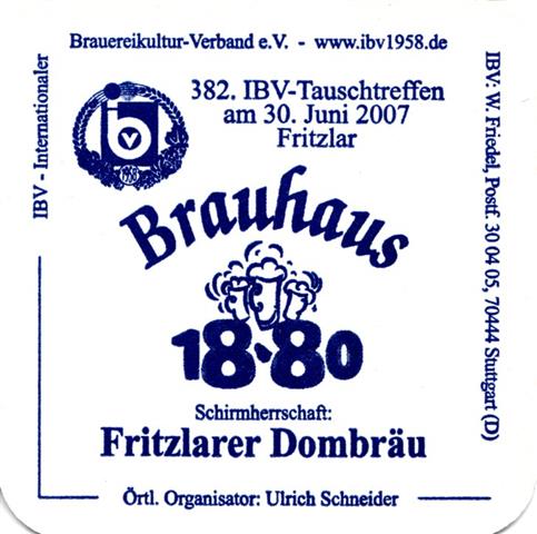 fritzlar hr-he 1880 brauhaus 9ab (quad185-382 tauschtreffen 2007-blau)